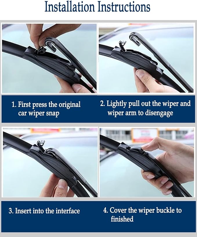 3Pcs Windshield Wiper Blades for Honda CR-V CRV 2012 2013 2014 2015 2016 - Image 7
