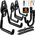 REMIAWY Garage Hooks Heavy Duty, Steel Utility Garage Storage Hook 6 Pack by GARDENANDTOOL