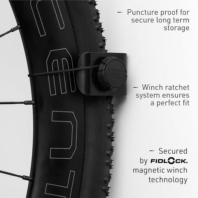 Hornit CLUG PRO | Wall Mounted Bike Rack | Secured by FIDLOCK | 5 Sizes | Easy - Image 3