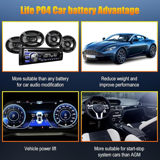 TPE Car Start-Stop Lithium Battery GROUP 48 12V 60AH Car Battery - Image 7