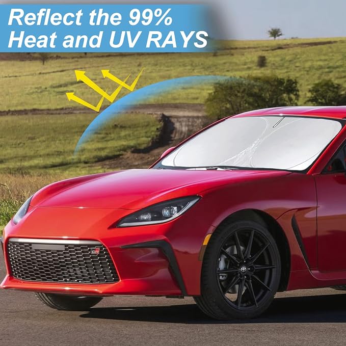 Sunshade for Toyota 86/2022-2023 Toyota GR86 Accessories Front Window 210T - Image 2
