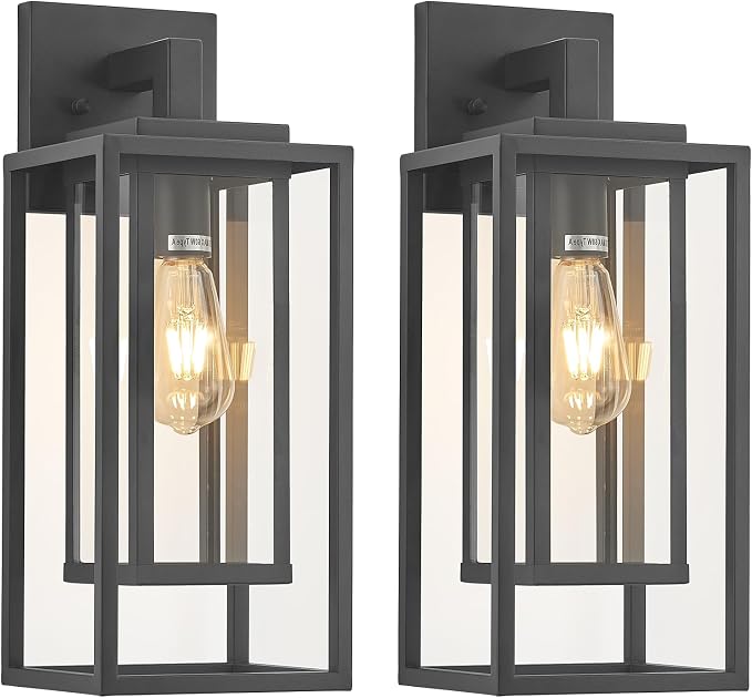 18" Outdoor Wall Light Fixtures Waterproofed Exterior Lantern W/Sturdy - Image 9