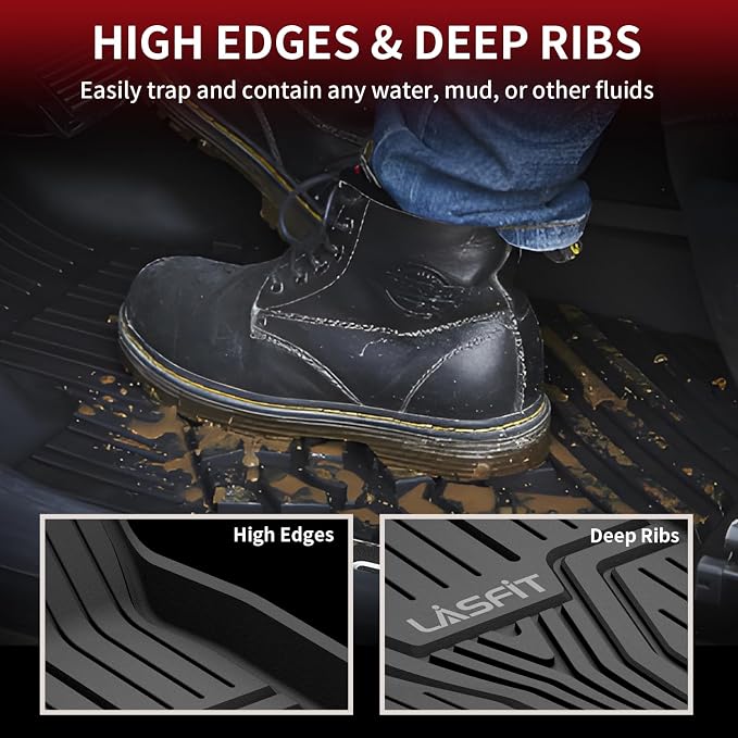LASFIT Floor Mats for Honda Civic 2022-2025 2026| for Acura Integra 2023-2025 - Image 4