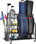 SNAIL Golf Bag Garage Storage Organizer Extra Large Size Golf Bag Rack Stand by SNAIL