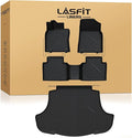 LASFIT Floor Mats & Cargo Mat for Lexus ES 2019-2025, TPE All Weather Custom by LASFIT