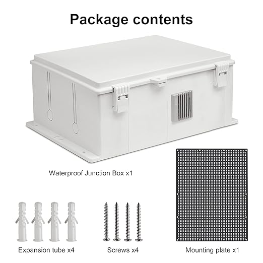 Outdoor Electrical Junction Box, ABS Water Resistant Enclosure - Image 7