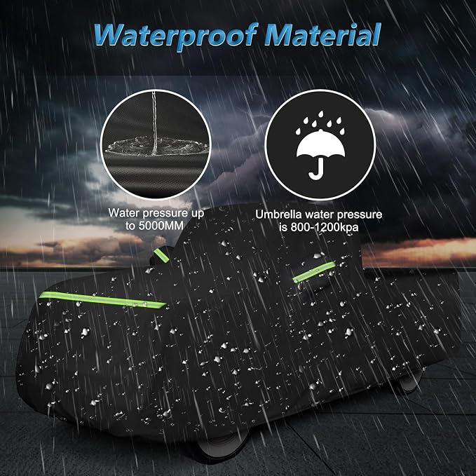 Car Cover for Ford F100 Truck Cover, 420D Oxford Waterproof All Weather Heavy - Image 5