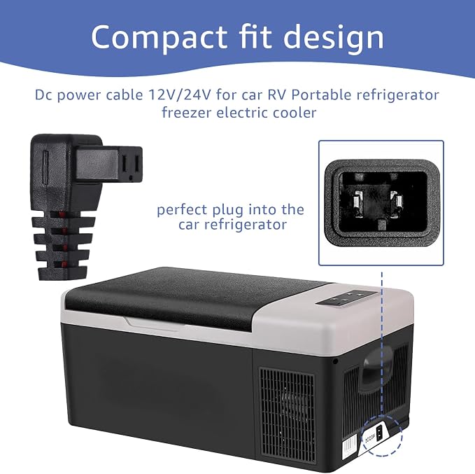 12V/24V Car Refrigerator Power Cord is Compatible - Image 4