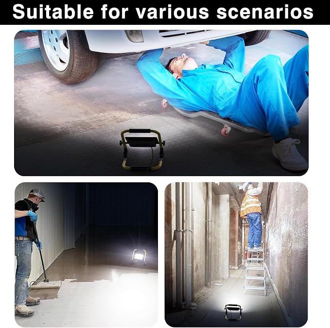 10000LM LED Work Light: Portable Work Light - Image 5