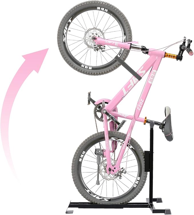 Bike Stand, Vertical Bike Rack For Indoor Bike Storage, Upright Bicycle Stand by PHUNAYA