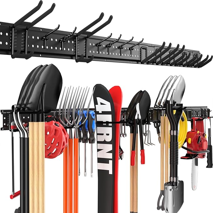 Garage Tool Organizer Wall Mount 64 inches by ZICANYCO