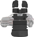 Floor Mats & Large Trunk Mat for 2015-2017 2018 2019 Ford Explorer，TPE All by SANBAN-AXE