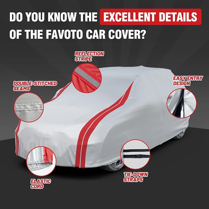 Favoto SUV Car Cover Waterproof - Image 5