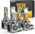 9005 9006 Light Bulbs Combo, 000LM 10X Super Bright HB3 HB4 Fog Lights 6500K by FAHRENTERMITORLEDLIGHTING