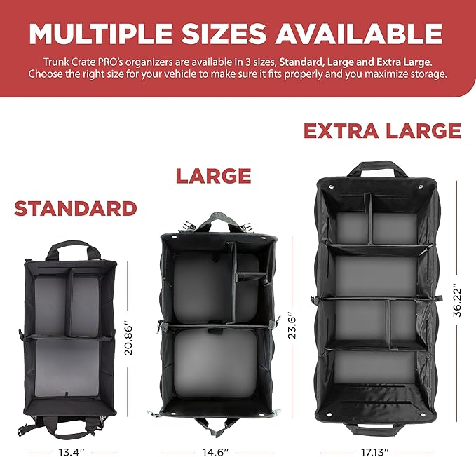 TRUNKCRATEPRO Car Trunk Organizers | Trunk Organizer, Car Storage Organizer - Image 4