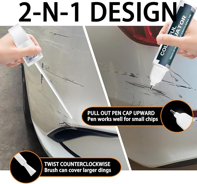 Platinum White Pearl Touch Up Paint Compatible - Image 5