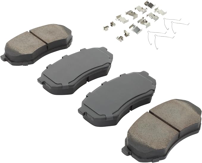 Premium Ceramic Front Brake Pads Compatible - Image 2