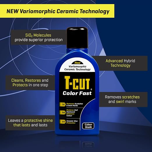 T-Cut Dark Blue Scratch Remover Color Fast Paintwork Restorer Car Polish - Image 4