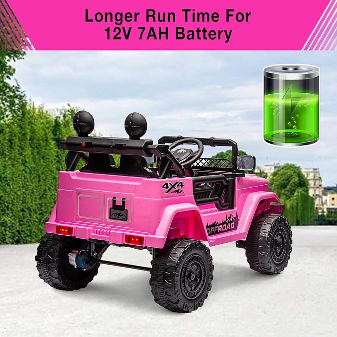Garvee 12V Kids Ride On Truck Car - Image 5