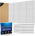 8 Pack 2-Layer Fold Soundproof Wall Panels, 0.9lb/ft³ High Density, 3D Acoustic by Staytunedforournewproduct