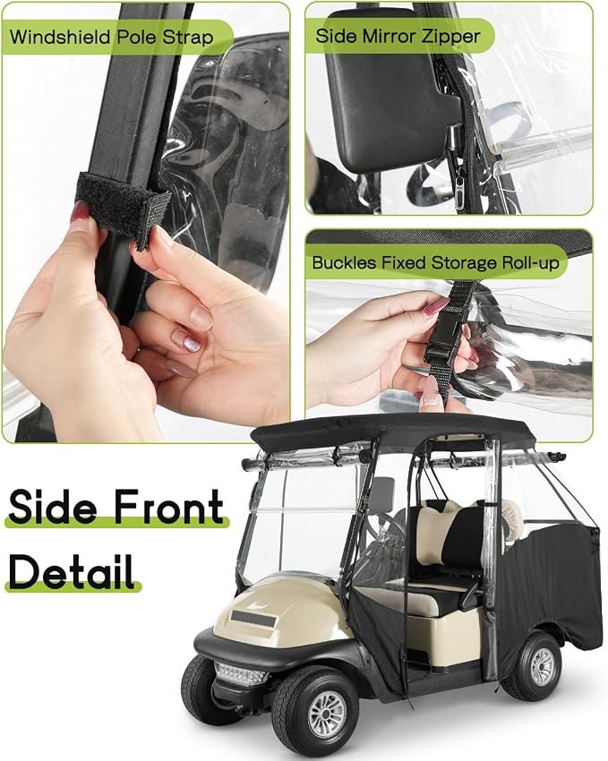 4 Passenger Golf Cart Enclosure - Image 3