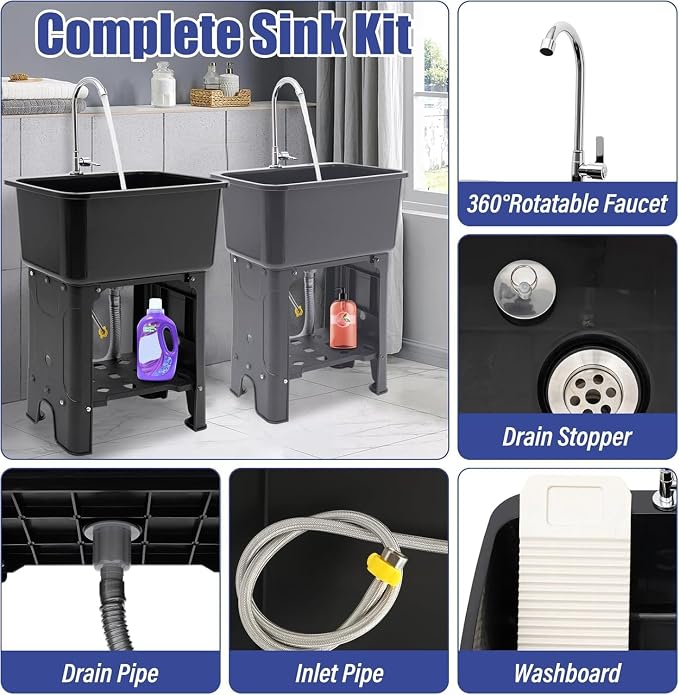 Free Standing Utility Sink - Image 7