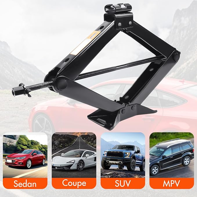 Scissor Car Jack 3 Ton Tire Changing Kit - Image 7