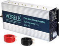 WZRELB 3500W Pure Sine Wave Inverter, Car Power Inverter 12V DC to 110V 120V AC by WZRELB