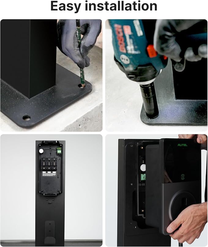 Autel Ev Charger Connector Pedestal, Freestanding Electric Car Charging - Image 6