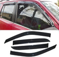 94113 Side Window Wind Vent Deflector, Dark Smoke Window Visors fit by Puermto