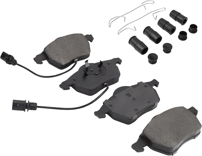 Premium Semi-Metallic Front Brake Pads Compatible - Image 2
