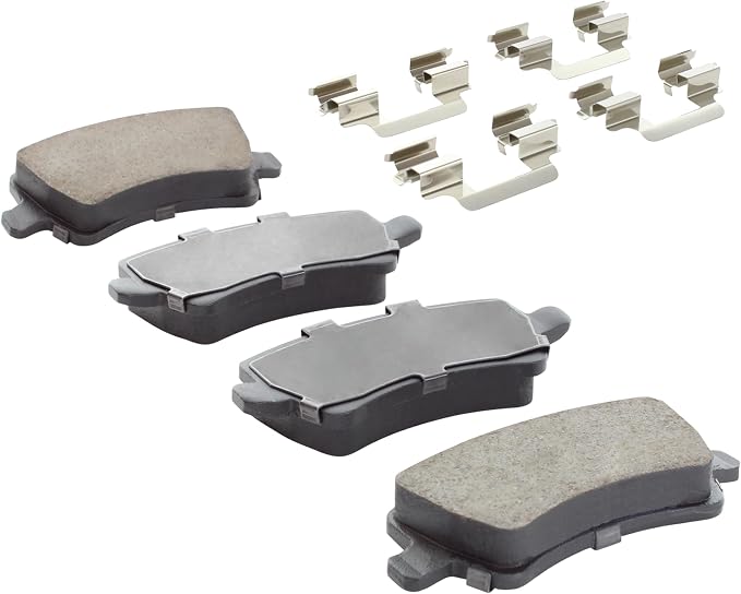 Premium Semi-Metallic Rear Brake Pads Compatible - Image 2