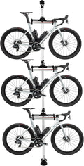 Floor to Ceiling 3 Bike Vertical Freestanding Hanger Parking Rack, Bicycle by Unknown