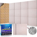 10 pcs 165dtex Microfiber Acoustic Panels ，Self-Adhesive Soundproof Wall Panels by Staytunedforournewproduct