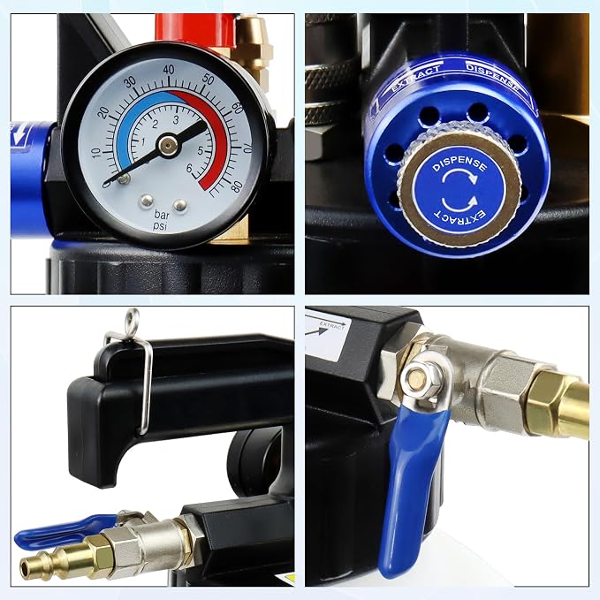 JoyFans 10L Pneumatic Transmission Fluid Pump Extractor and Dispenser, Gearbox - Image 5