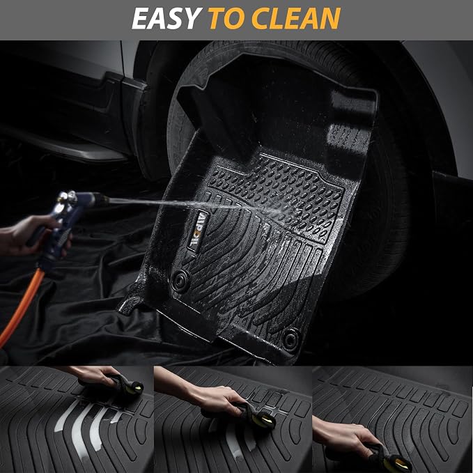 AIPOIL® Floor Mats for 2022-2024 2025 Nissan Frontier Crewcab All Weather - Image 6