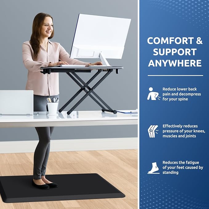 KitchenClouds Kitchen Mat Cushioned Anti Fatigue Rug 20"x32" Waterproof - Image 4