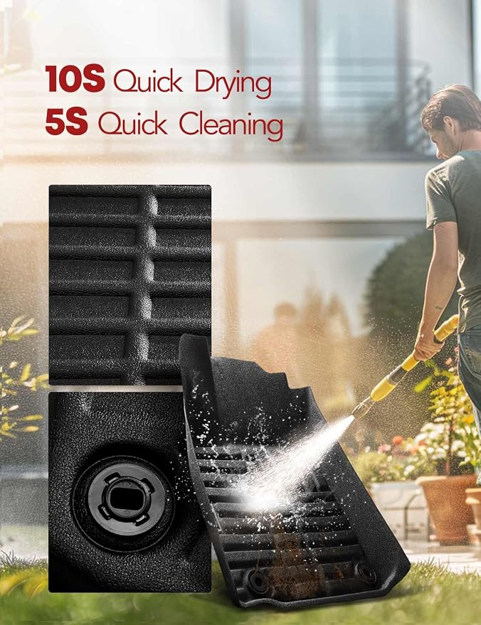 YHTAUTO Automotive All Weather Floor Mats Compatible - Image 9