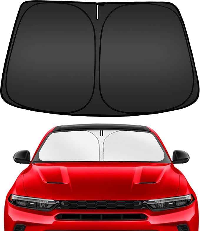 ARISMOTOR Windshield Sun Shade for Dodge Hornet 2023-2024, Custom Fit Foldable by ARISMOTOR