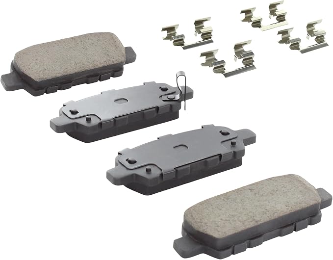 Premium Semi-Metallic Rear Brake Pads Compatible - Image 2