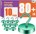 Neosmuk Magnetic Hooks, Cruise Ship Essentials, 80lb+ Heavy Duty Magnetic Hooks by Neosmuk