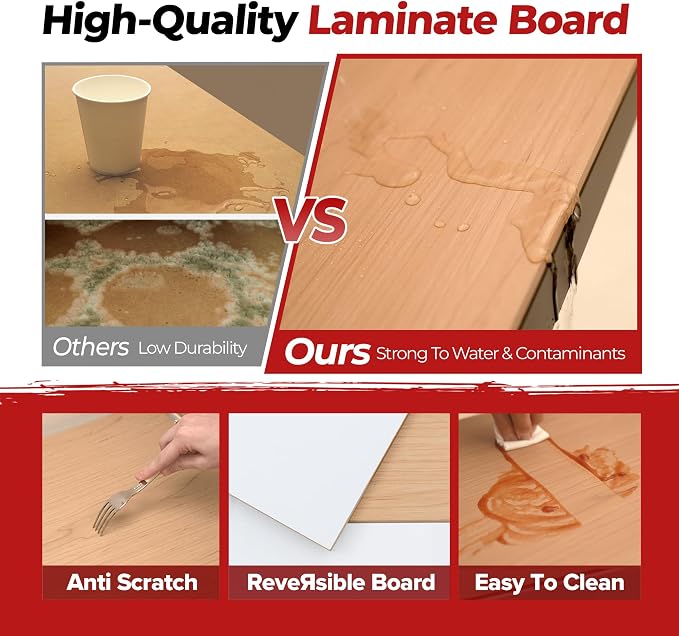 HOMEDANT 5 Tier Laminated Boltless Heavy Duty Garage Storage Adjustable Wide - Image 5