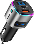 FM Transmitter Bluetooth, SONRU Bluetooth Car Adapter, Wireless FM Radio by SONRU