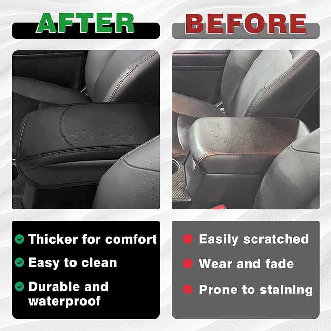 Muslogy Center Console Armrest Cover Compatible - Image 6