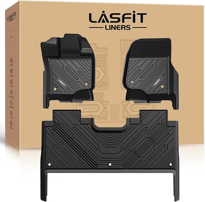 LASFIT Floor Mats for Ford F-150 2015-2025 | F150 Lightning 2022-2025 SuperCrew by LASFIT