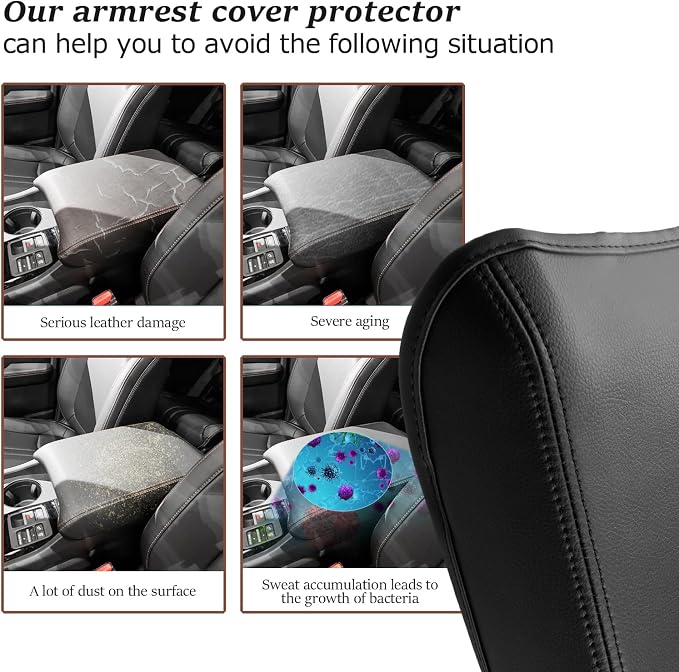 SKTU for 2023 2024 2025 Honda Pilot Armrest Cover for 2024 2025 2026 Honda - Image 6