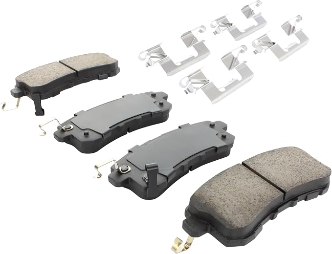 Premium Ceramic Rear Brake Pads Compatible - Image 2