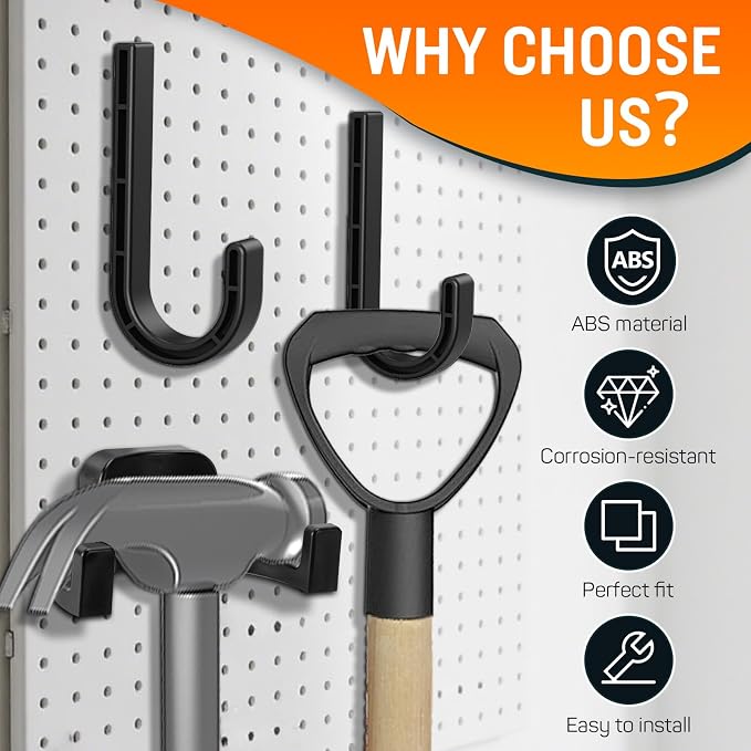 6Pcs Storage Shed Hooks Compatible - Image 3