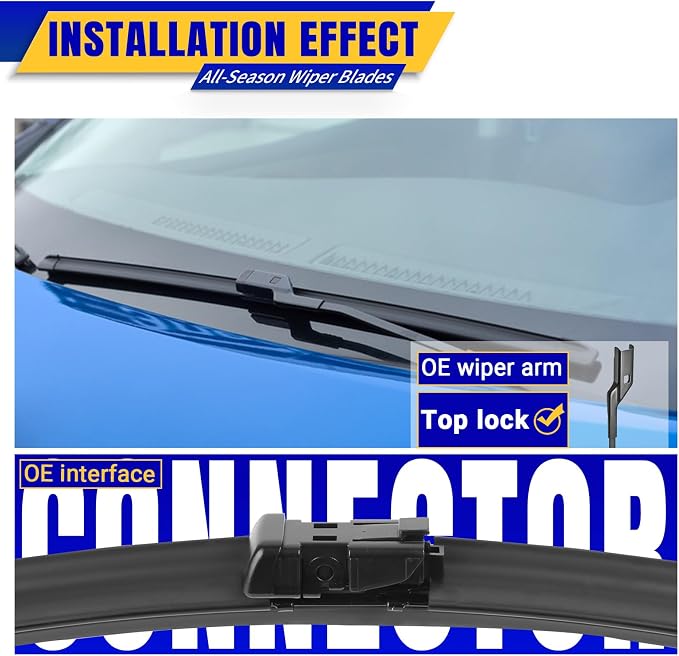 3 wipers Replacement for 2011-2017 GMC Terrain/2011-2017 Chevrolet Equinox - Image 3