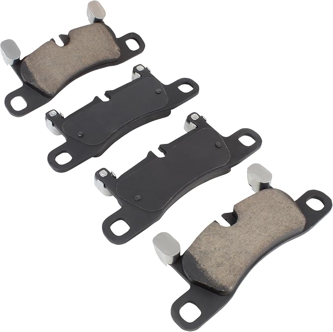 Premium Semi-Metallic Rear Brake Pads Compatible - Image 2
